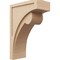 Ekena Millwork 11"W x 22"D x 33"H Classic Viola Rough Cedar Woodgrain TimberThane Corbel, Primed Tan CORUR11X22X33VIORCPR - alternate 1